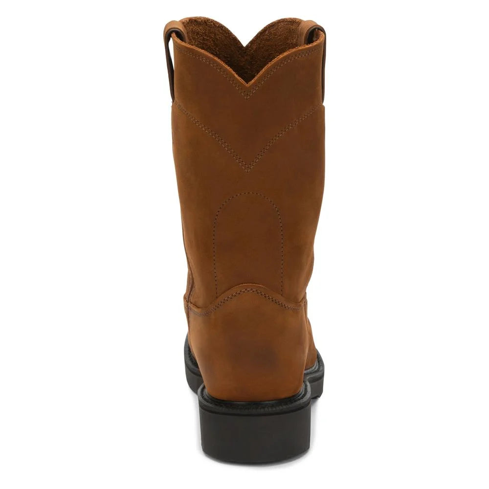 Justin Men's Conductor Work Boots Hazel Brown – ELP Western