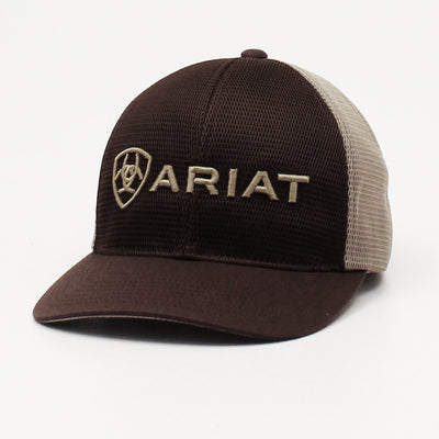 brown ariat hat