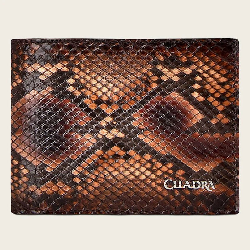 Men's Cuadra Python Wallet Honey Brown – ELP Western