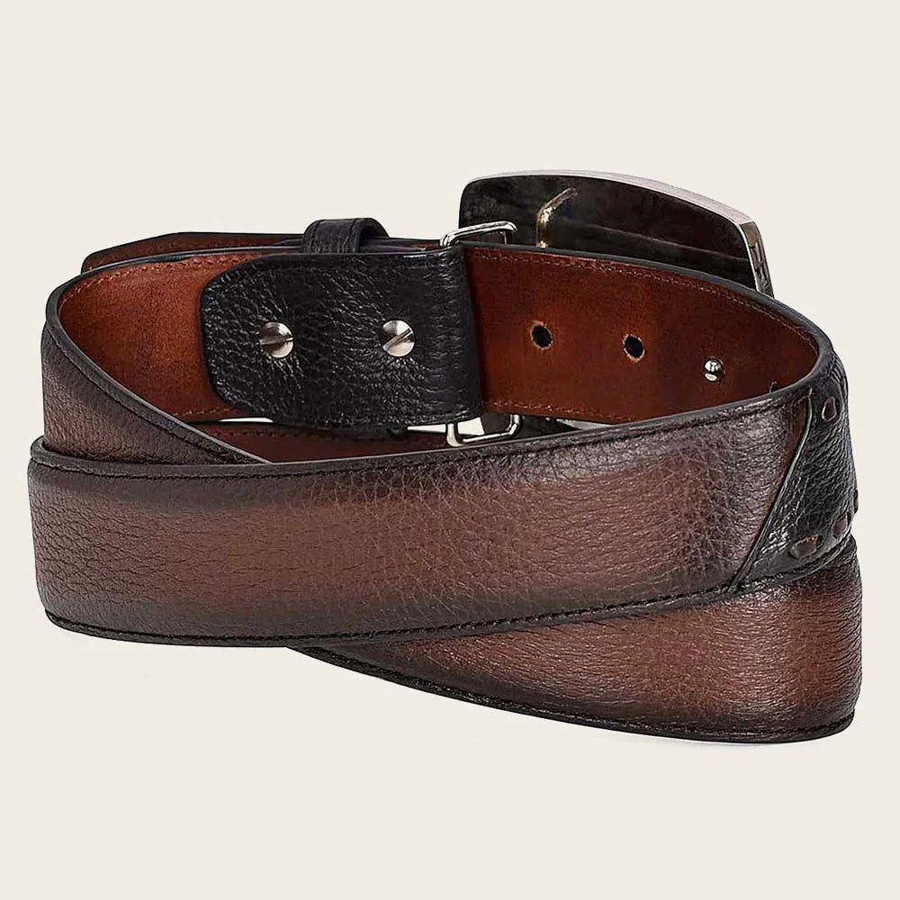Men's Cuadra Deerskin Belt Brown