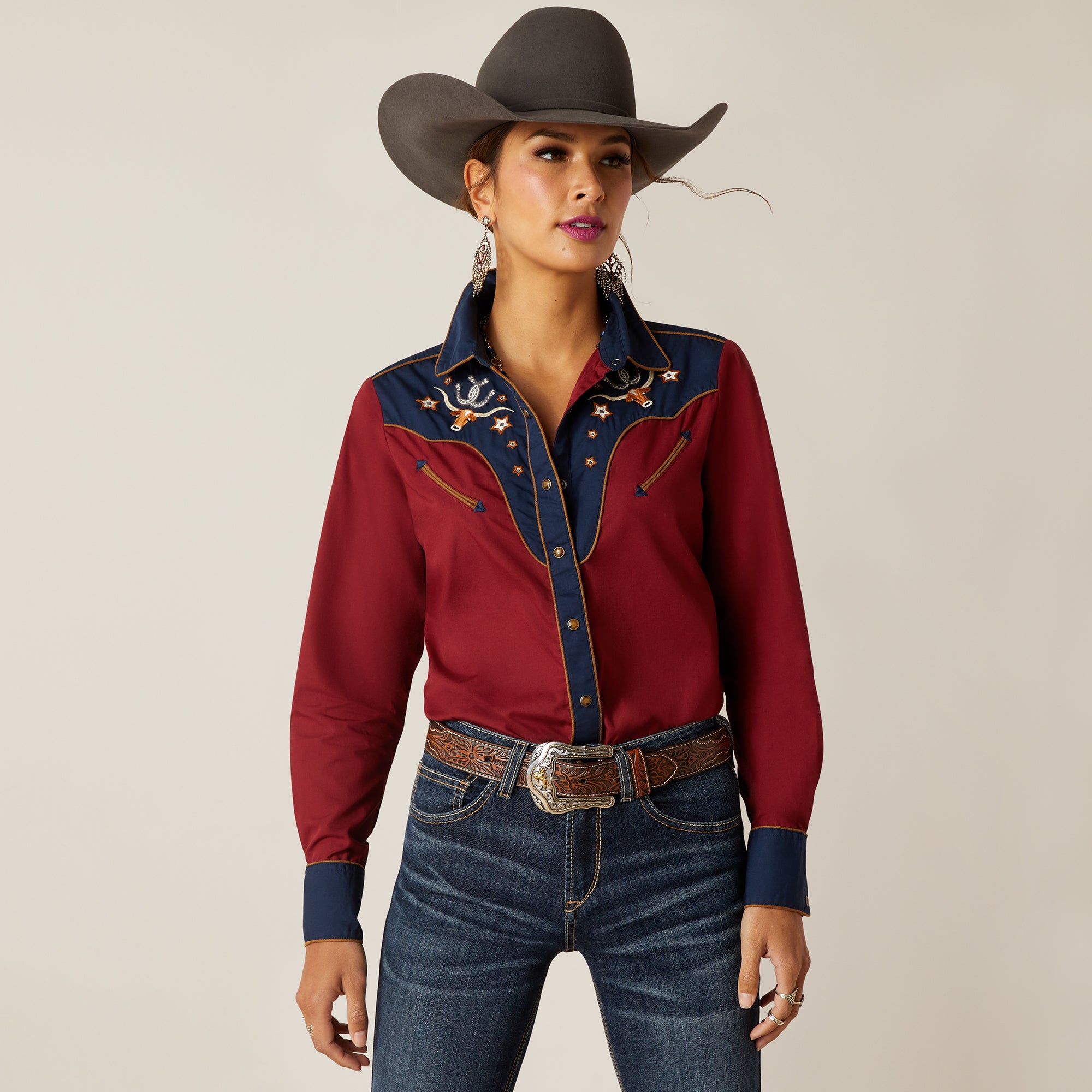 camisas ariat para dama