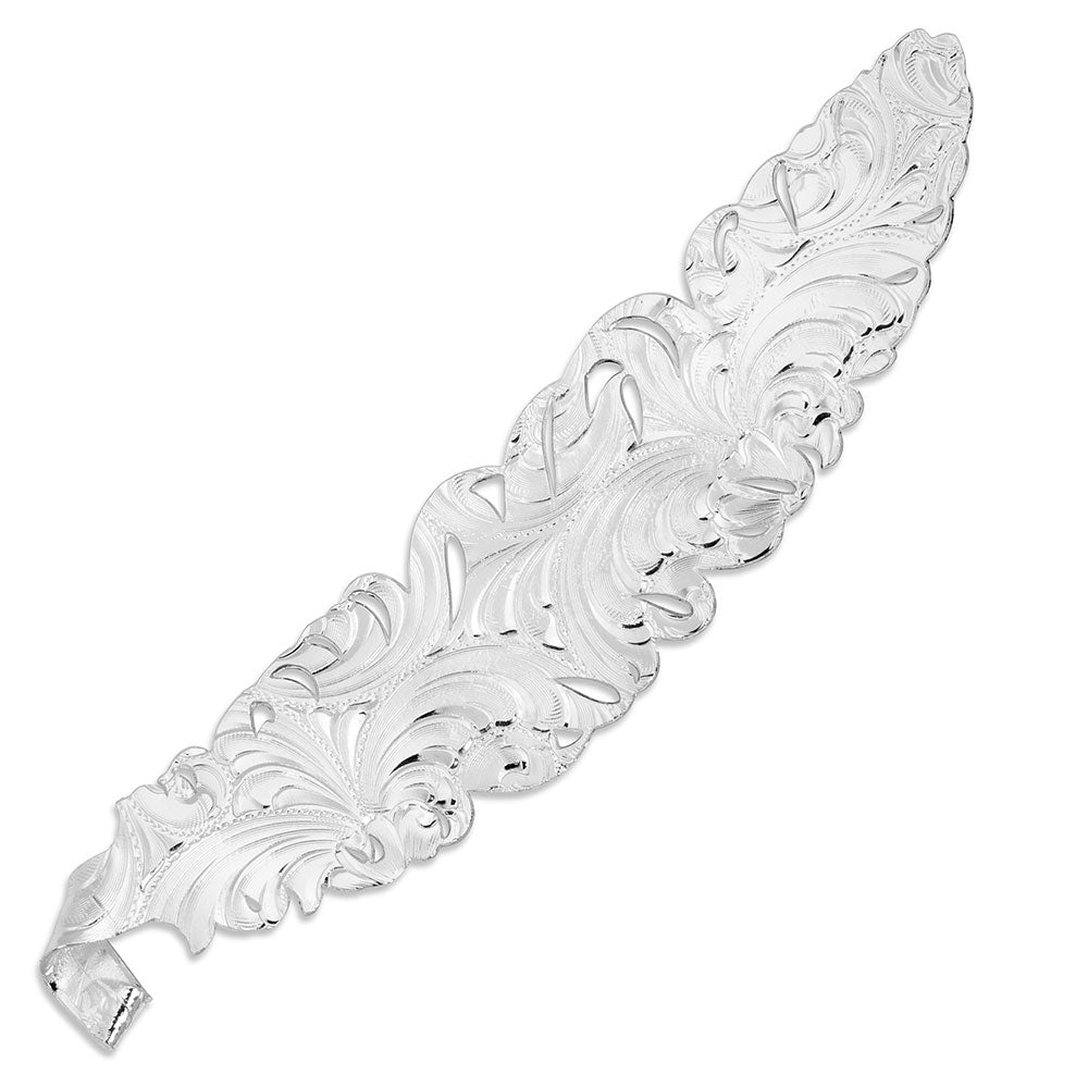 pluma de plata para tejana