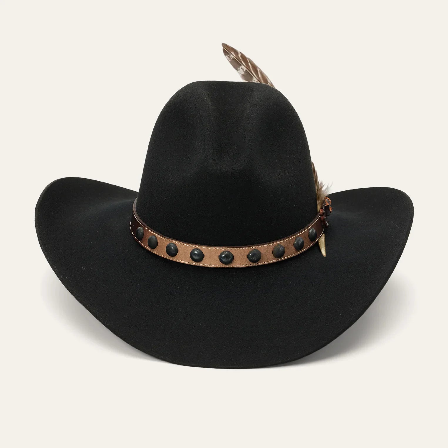 【STETSON】ステットソン バッファローウールハット 4X 希少 ブラック Stetson 4x Buffalo Broken Bow Hat – ELP Western