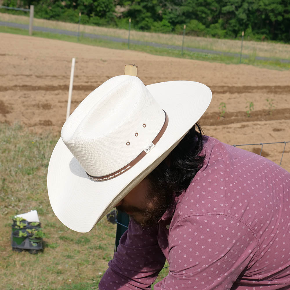 stetson straw hat
