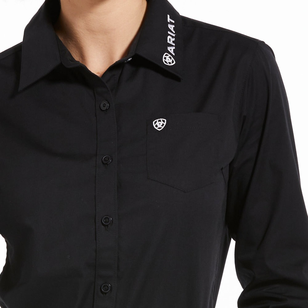 Camisa Ariat negra de mujer