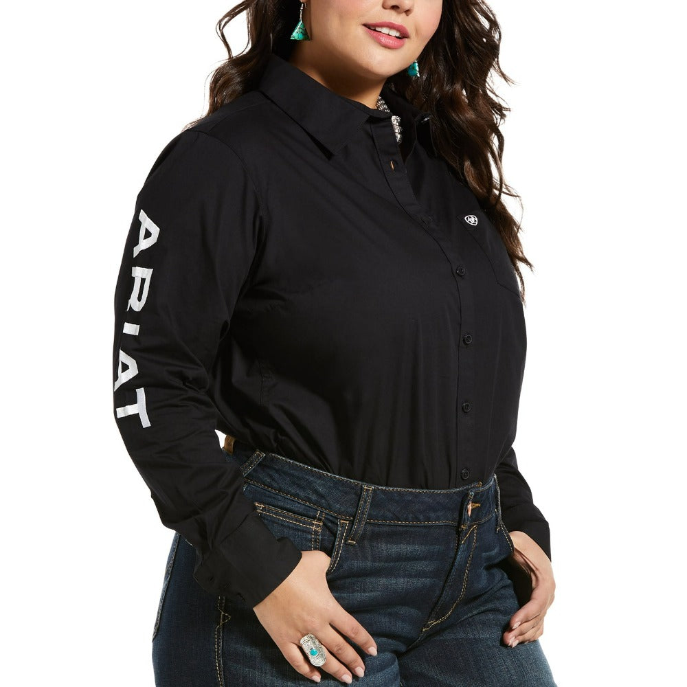 ariat womens shirt black