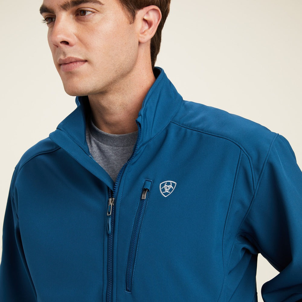 ariat jacket blue mens