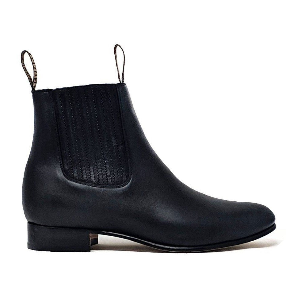 Botin Charro de Homre Negro de Piel – ELP Western display picture 1
