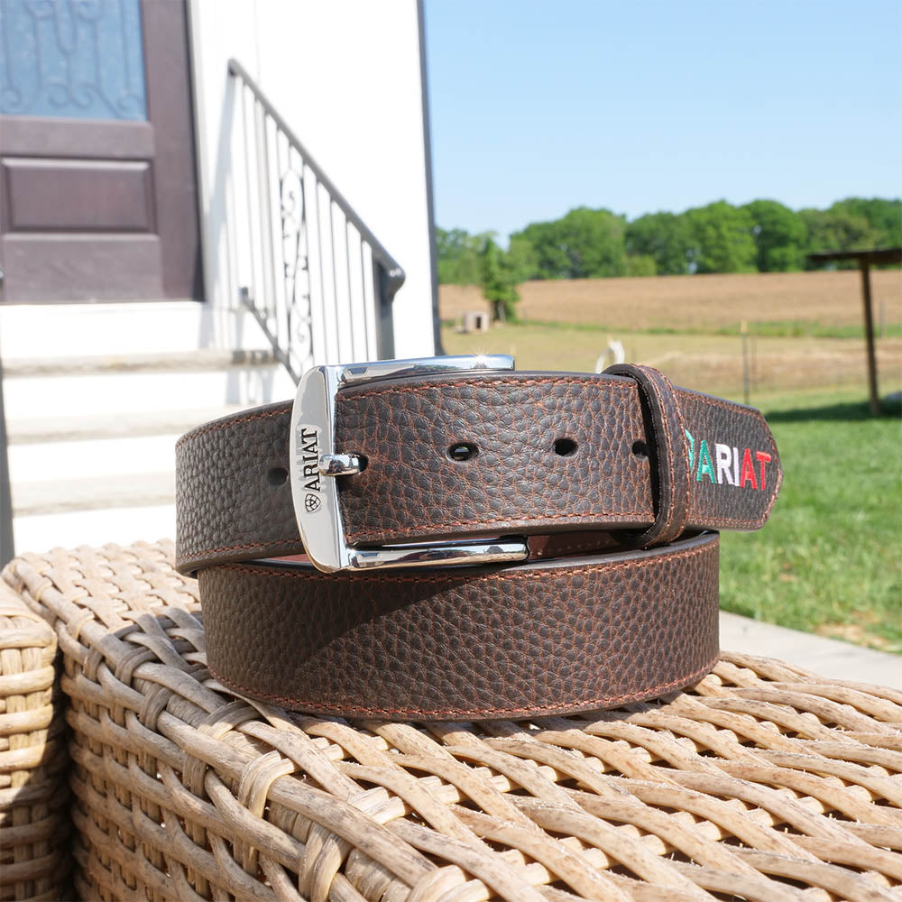 Ceinture En Cuir Ariat Western Belt A1565397 Ceinture En Cuir Ariat Western Belt A1565397