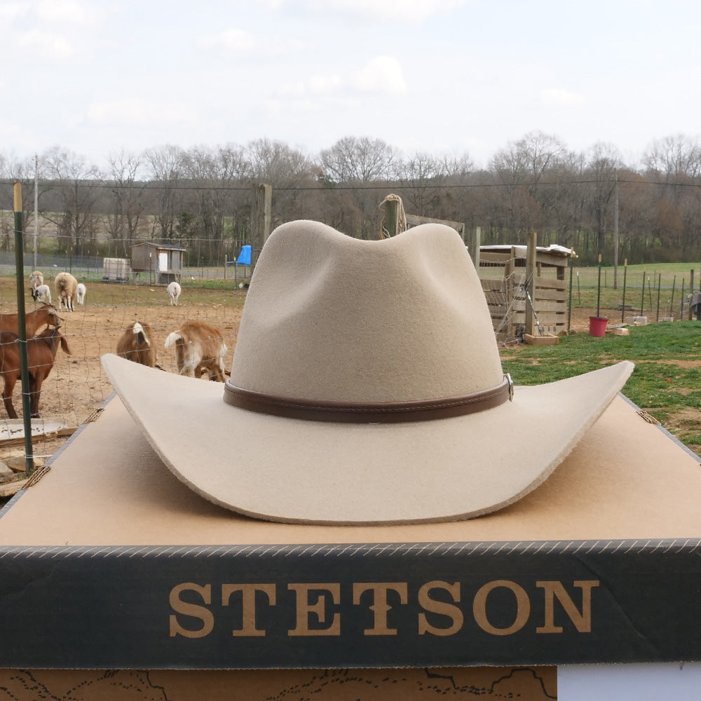 Stetson Seneca On Head Stetson Seneca Buffalo Felt Cowboy Hat