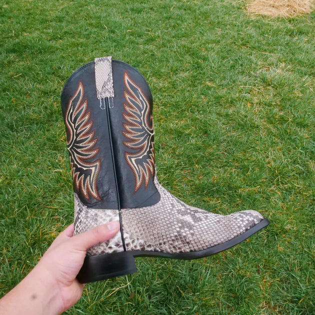 Natural Python Boots by Ariat – El Potrero Western Wear