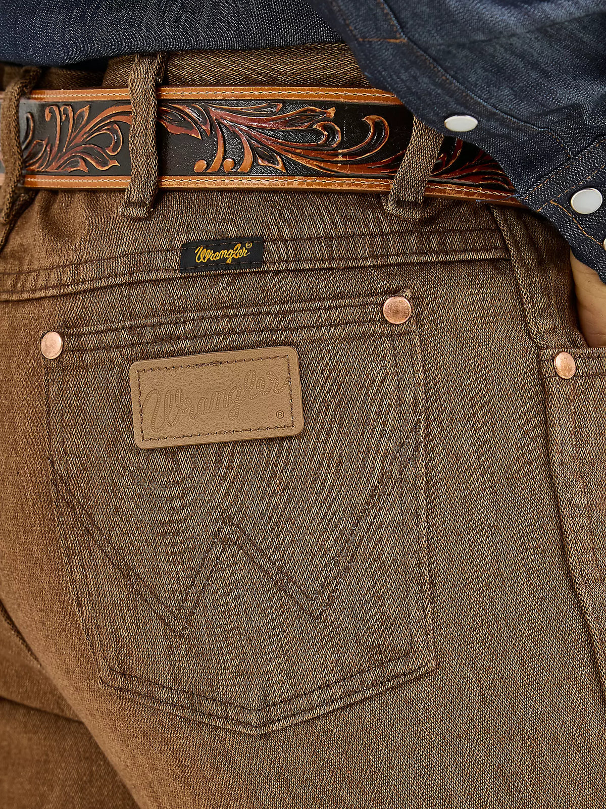 0936BKW Wrangler Men's Slim Fit Cowboy Cut
