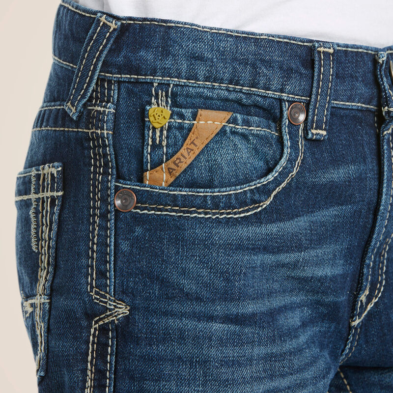 Ariat Boys B5 Slim Boundary Jeans Straight Leg