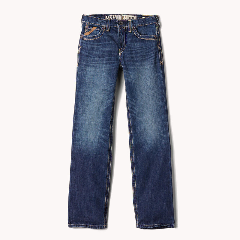 Ariat Boys B5 Slim Boundary Jeans Straight Leg