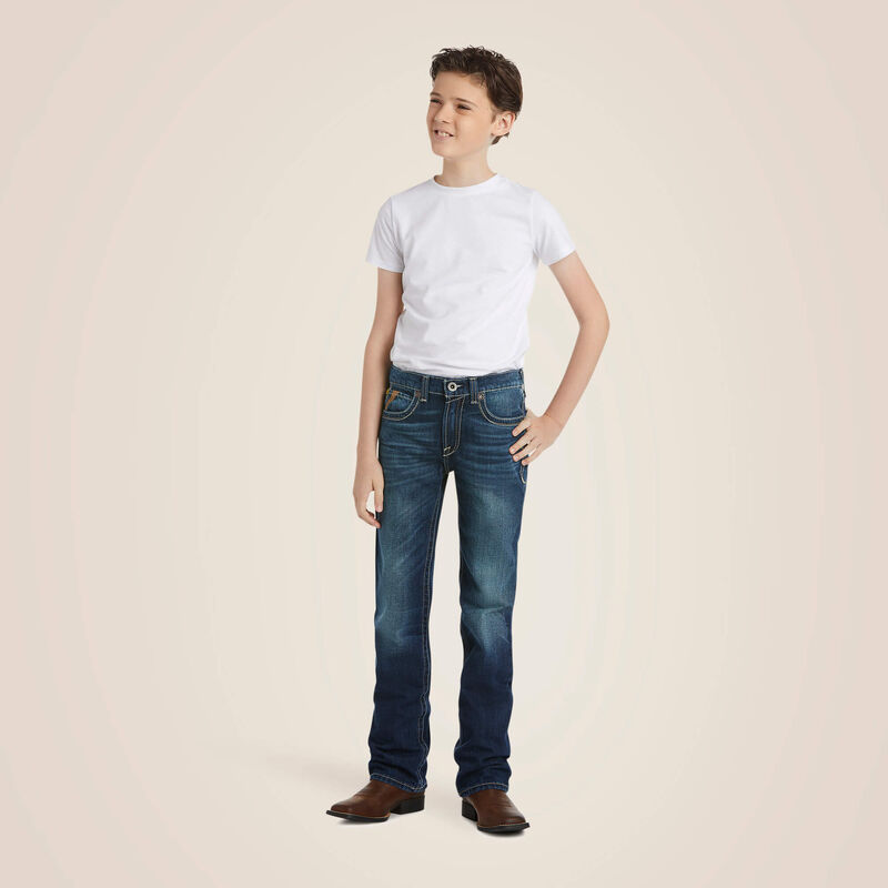 Ariat Boys B5 Slim Boundary Jeans Straight Leg