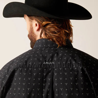 Ariat MNS NIXON LS SHRT BLACK