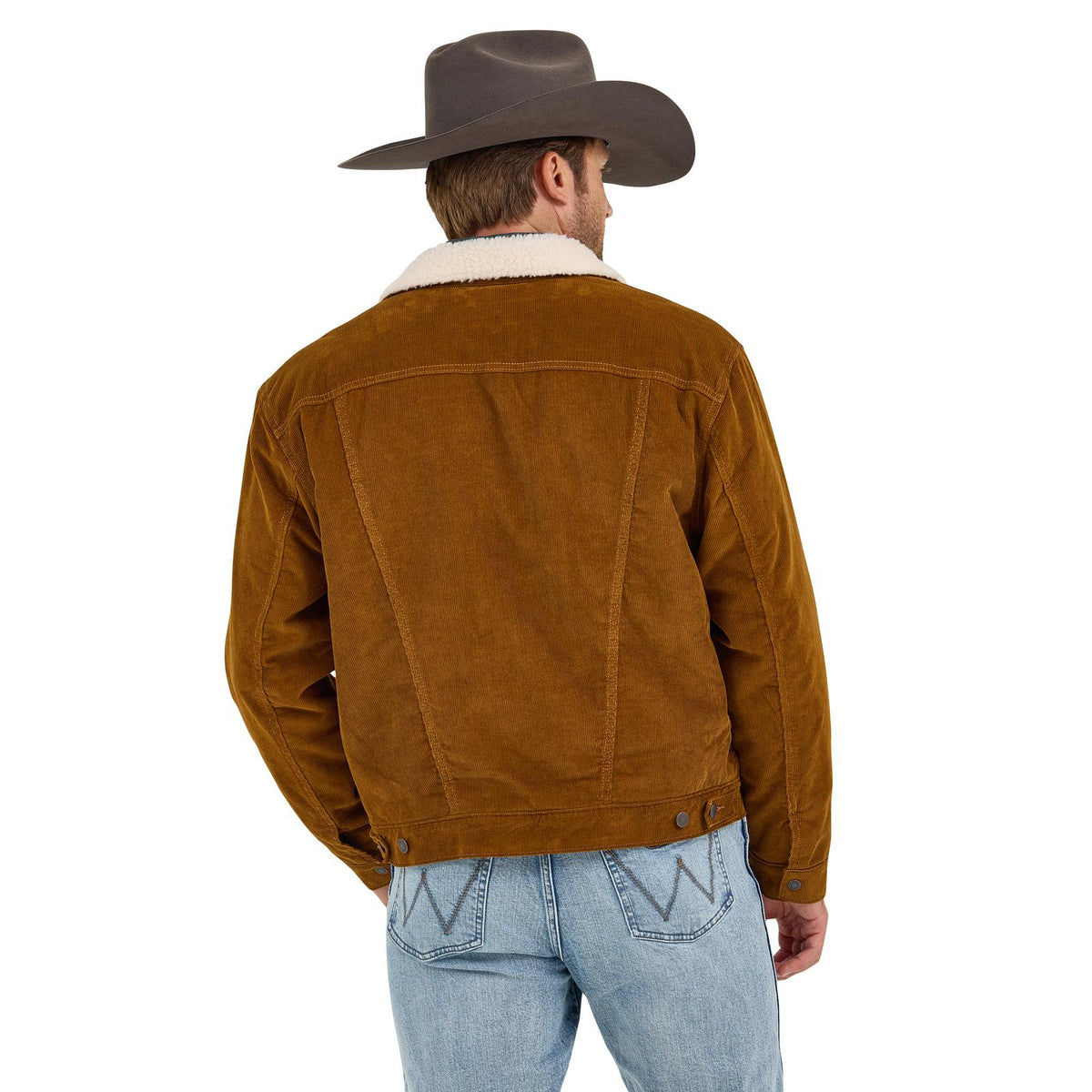 112367603 Wrangler Men's Corduroy Jacket Sherpa
