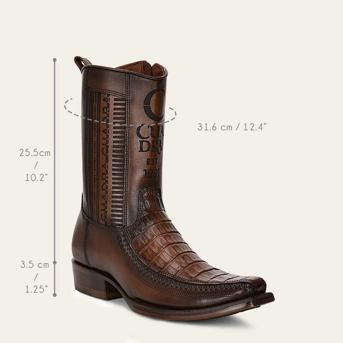 botas cuadra caiman cocodrilo