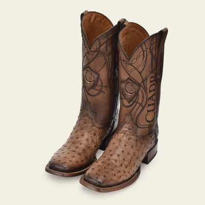 Botas de rodeo de avestruz cheap
