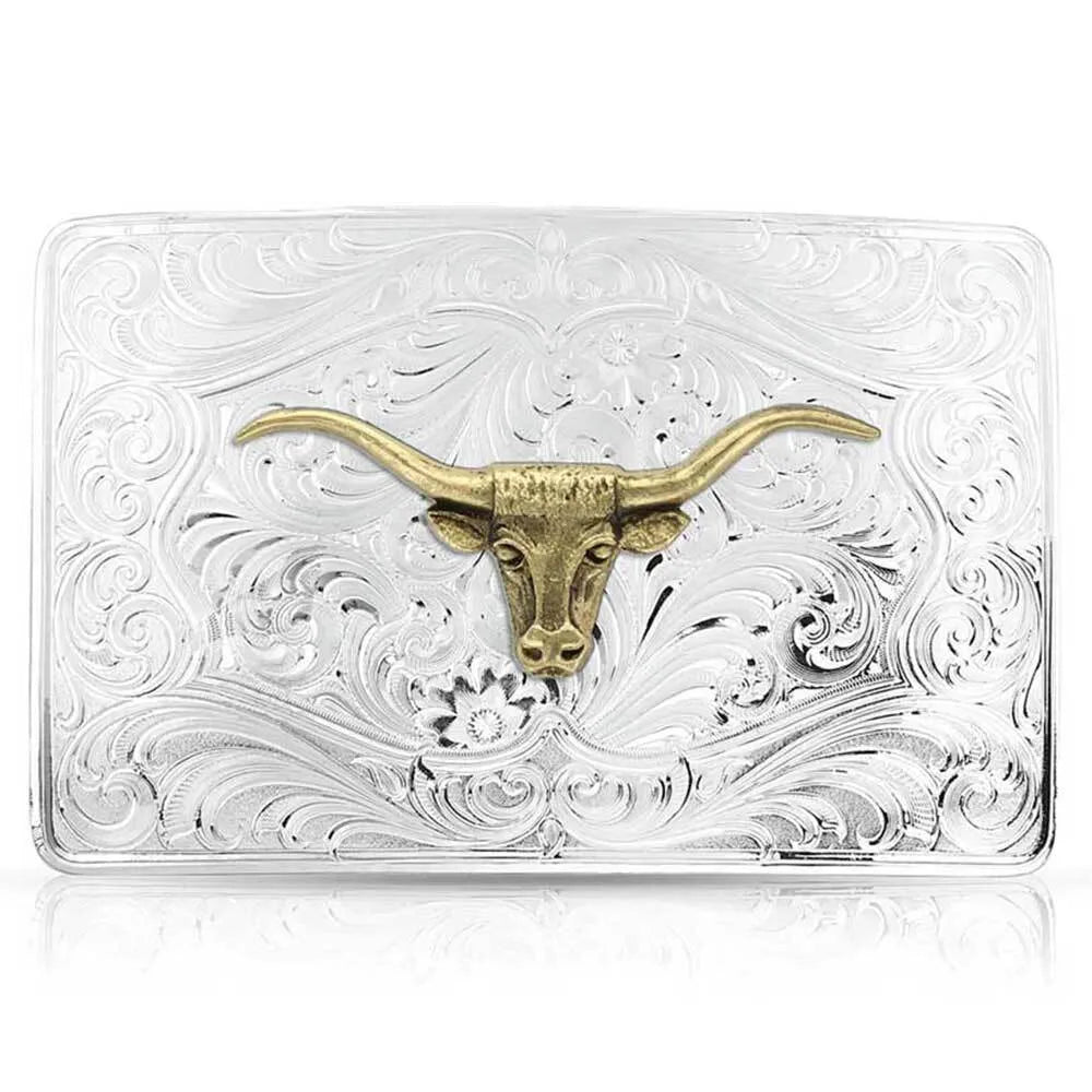 mens montana longhorn buckles