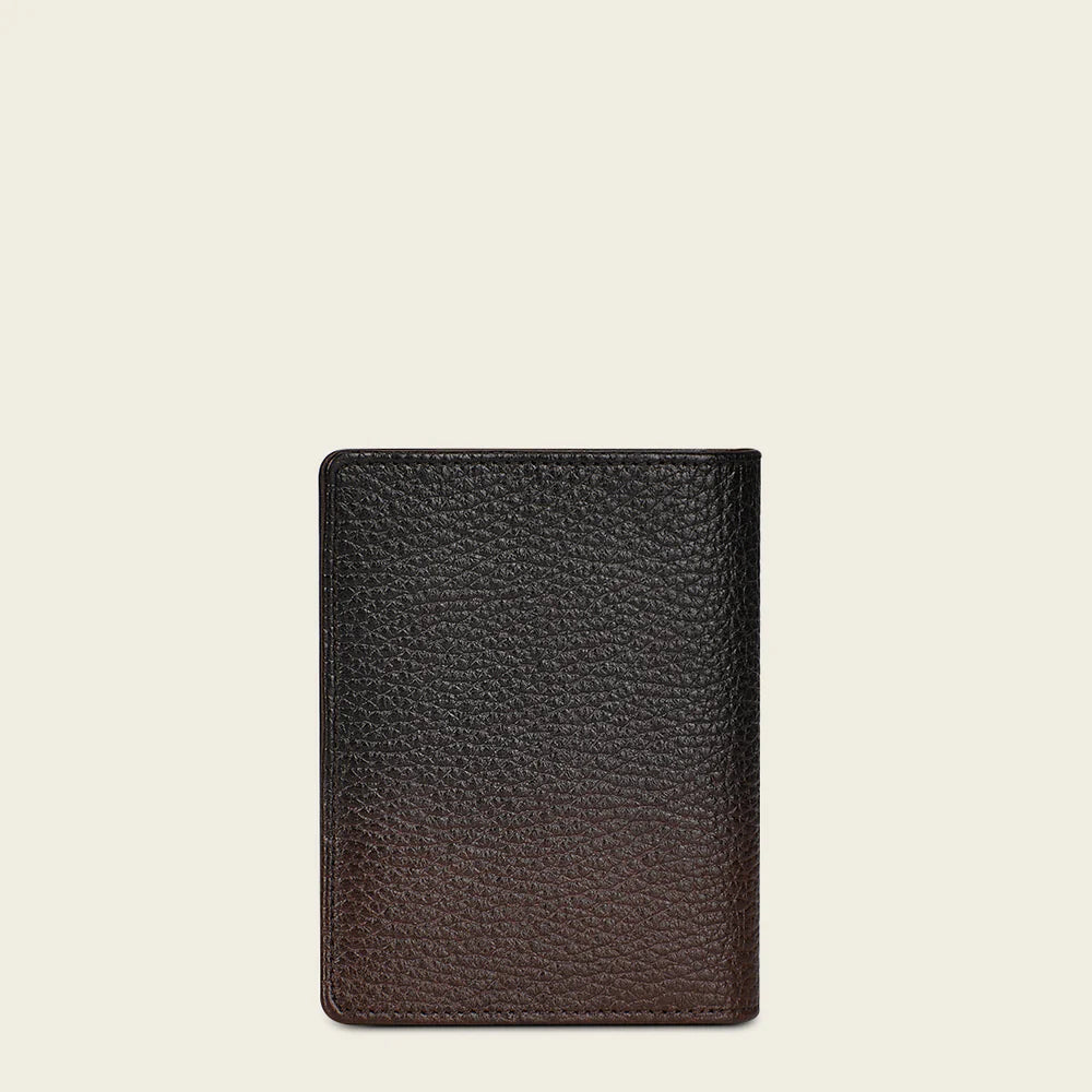 Deerskin Wallet Cuadra Brown Black DU513