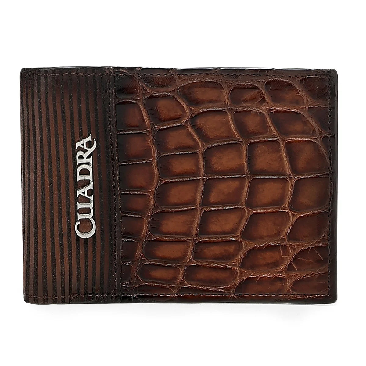 Cuadra Men's Honey Alligator Wallet DU774