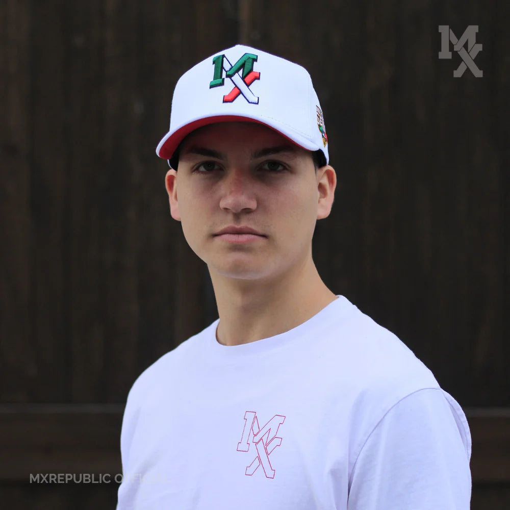 MX Blanca Tricolor Snapback Cap