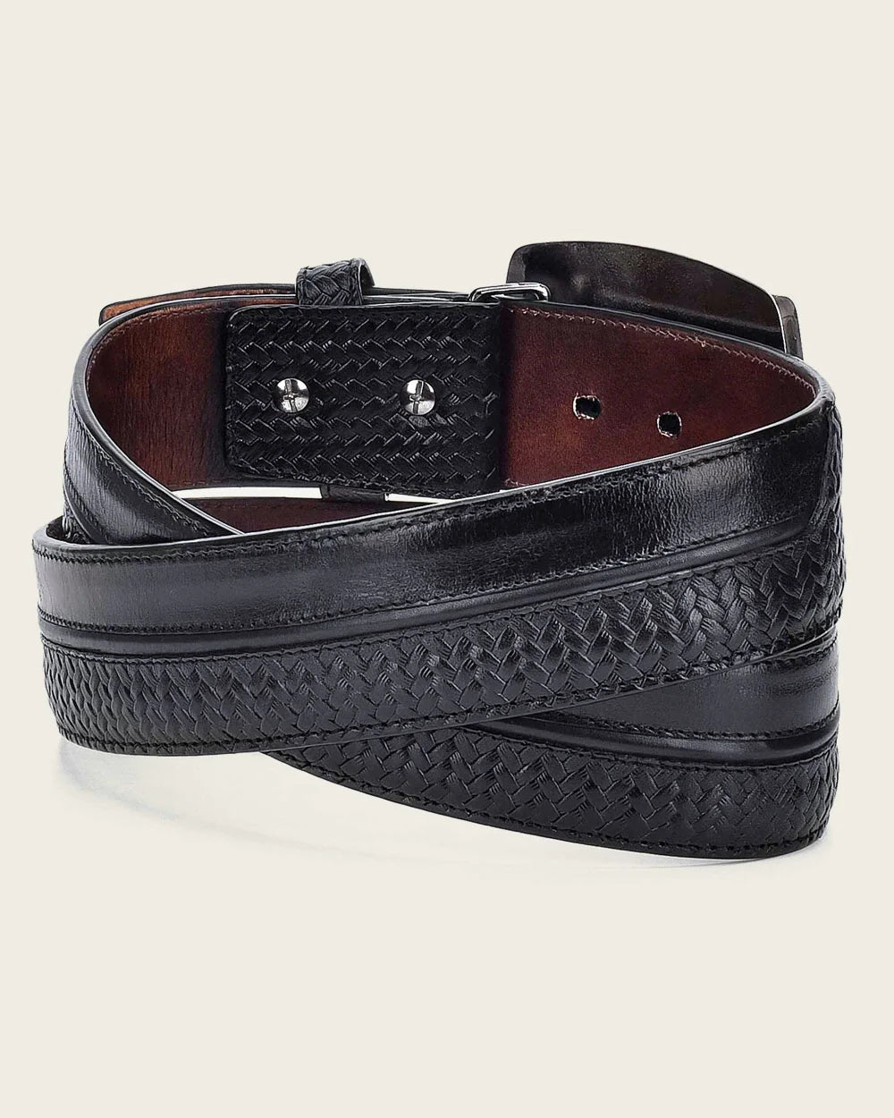 mens leather belts