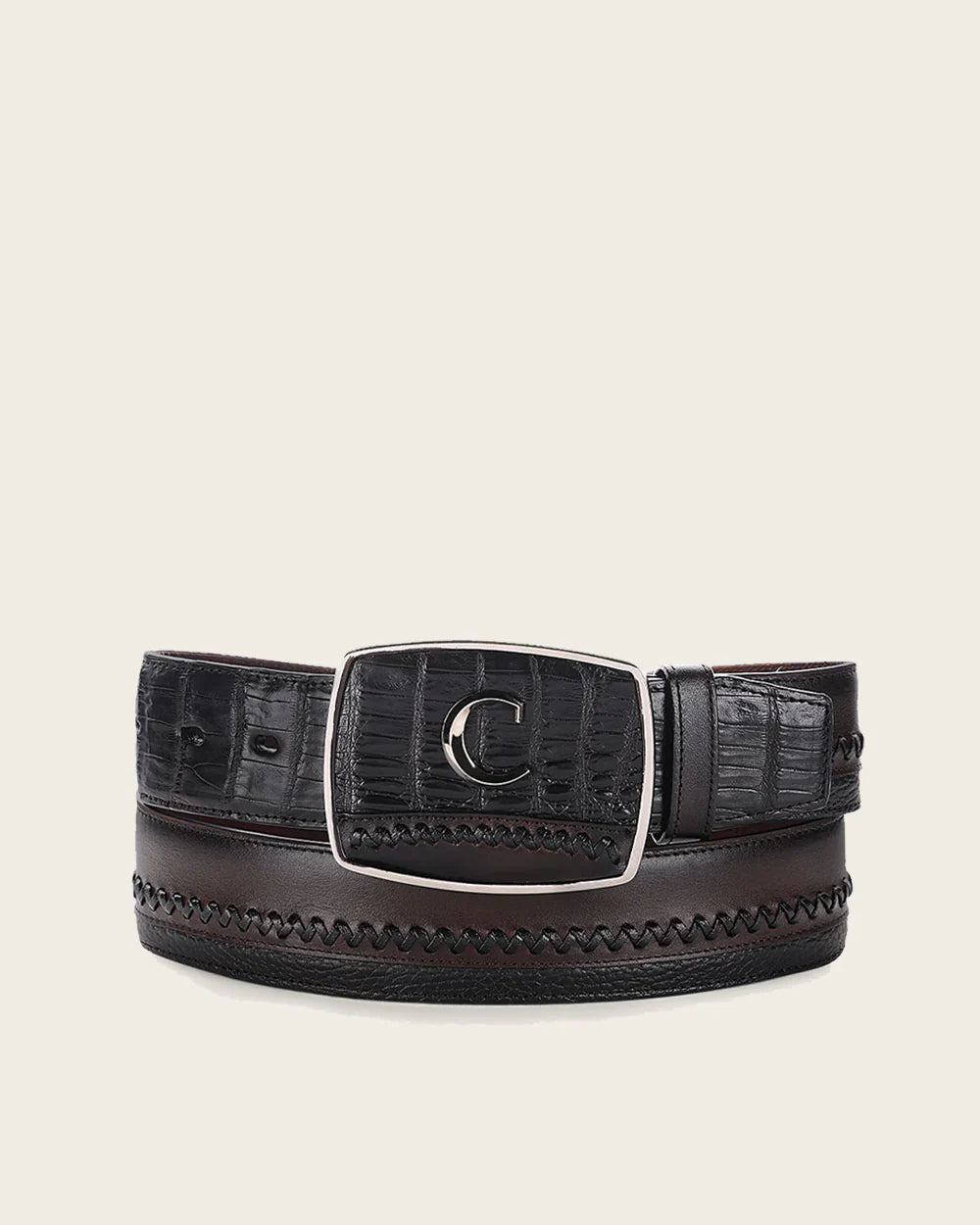 Cuadra Caiman Belt Black BC368