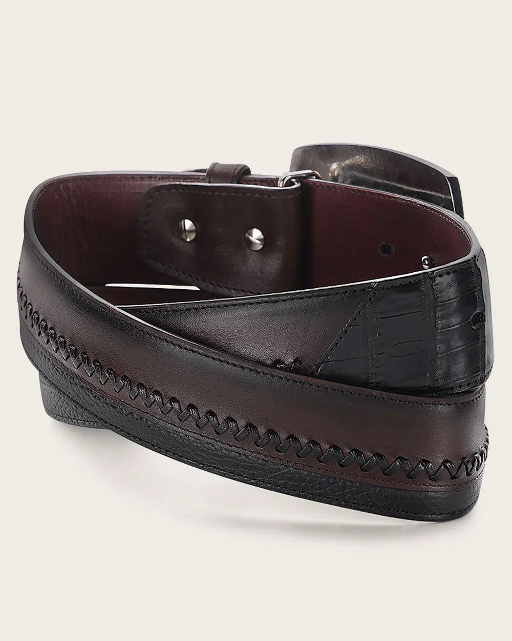 Cuadra Caiman Belt Black BC368