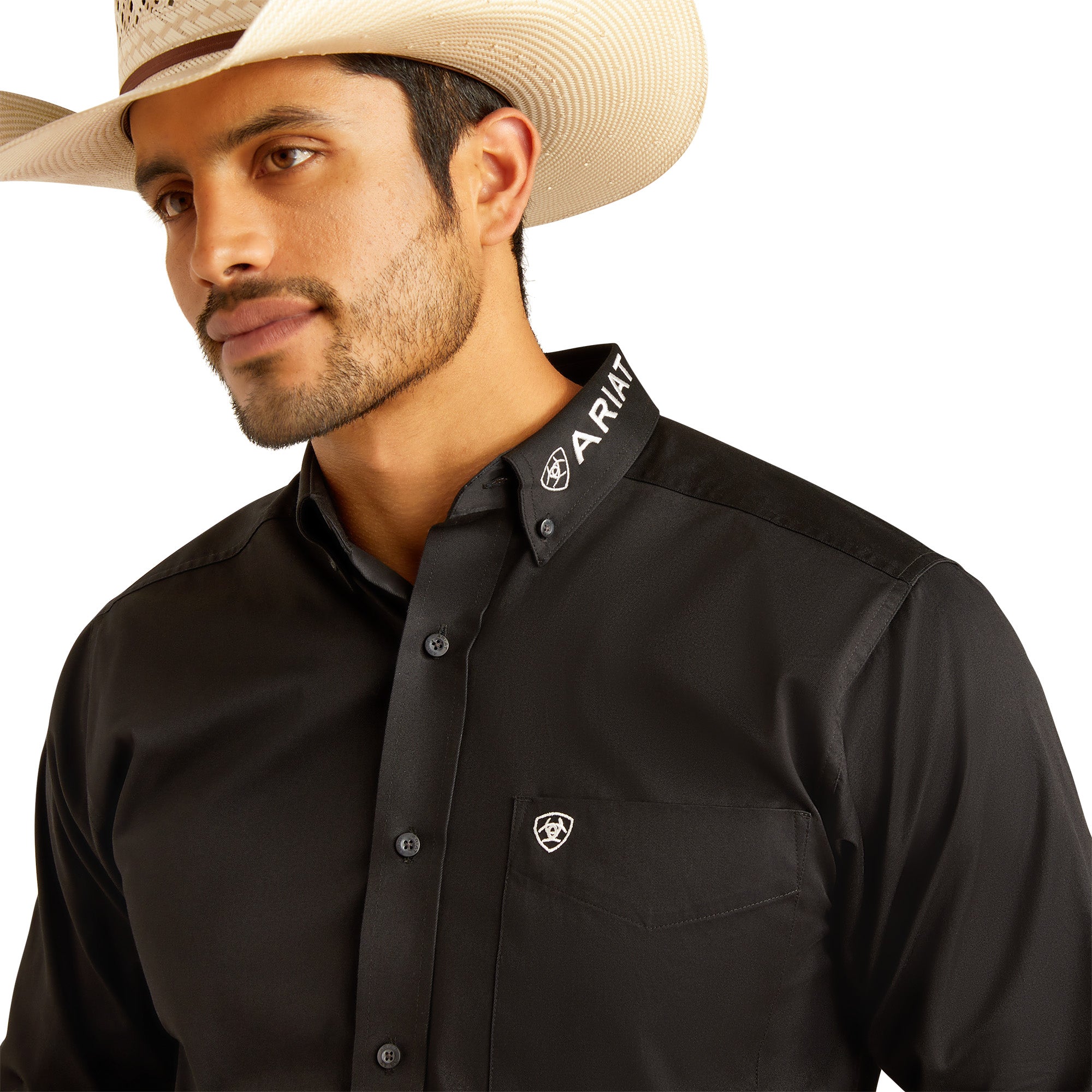 camisa ariat mexico black