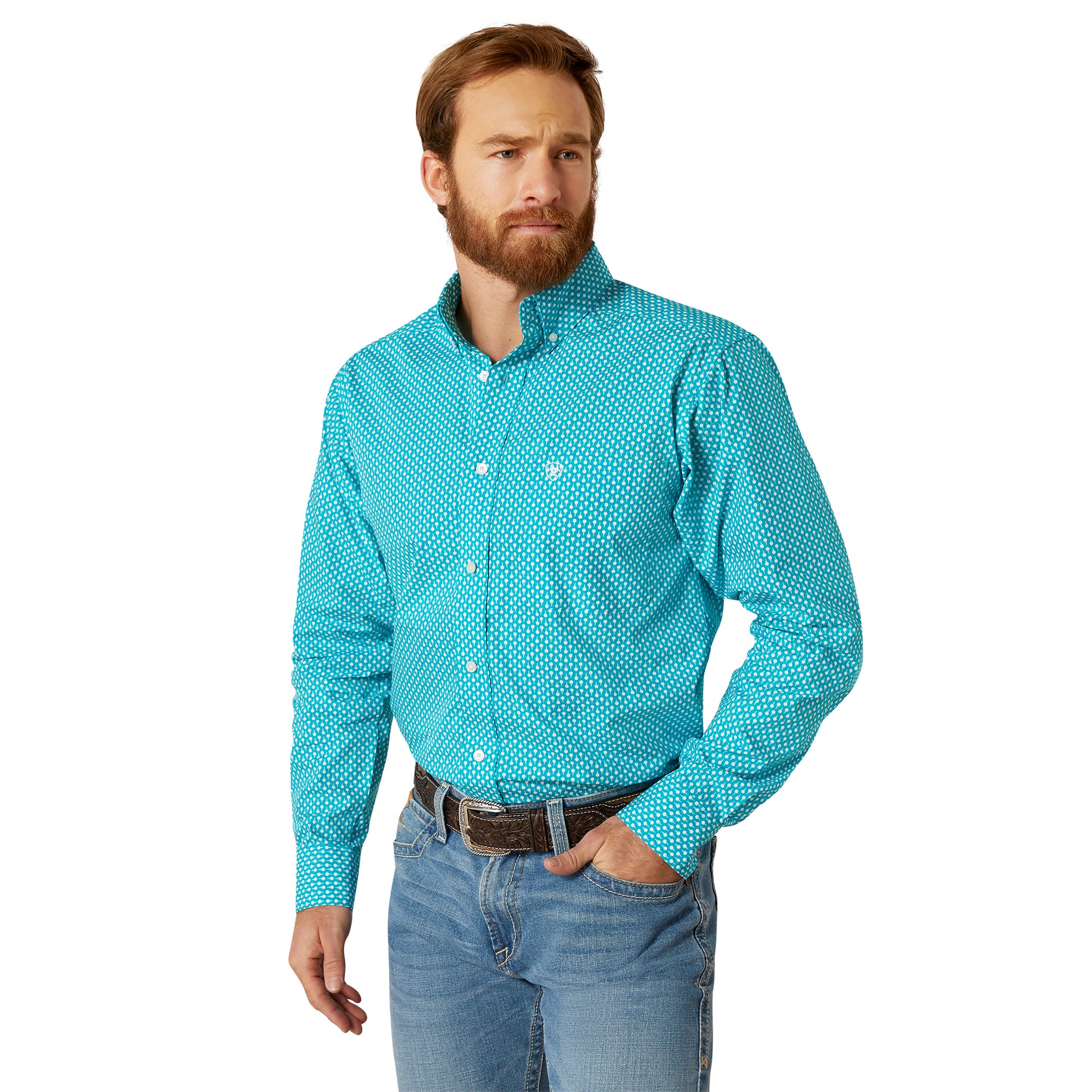 mens dress shirts amazon Men's White Oxford Button-Down Shirt – Ike Behar