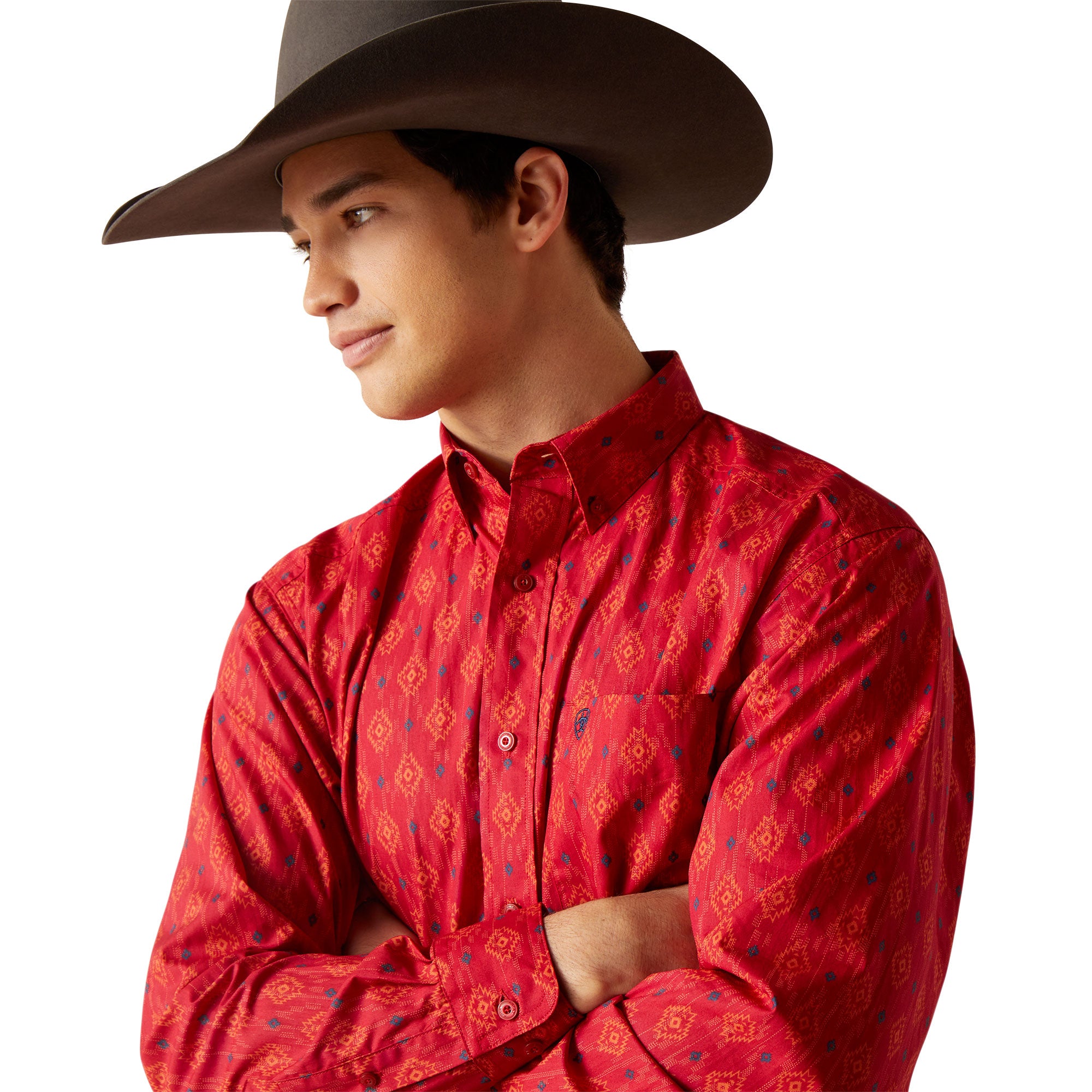 ARIAT RED SHIRT FOR MEN