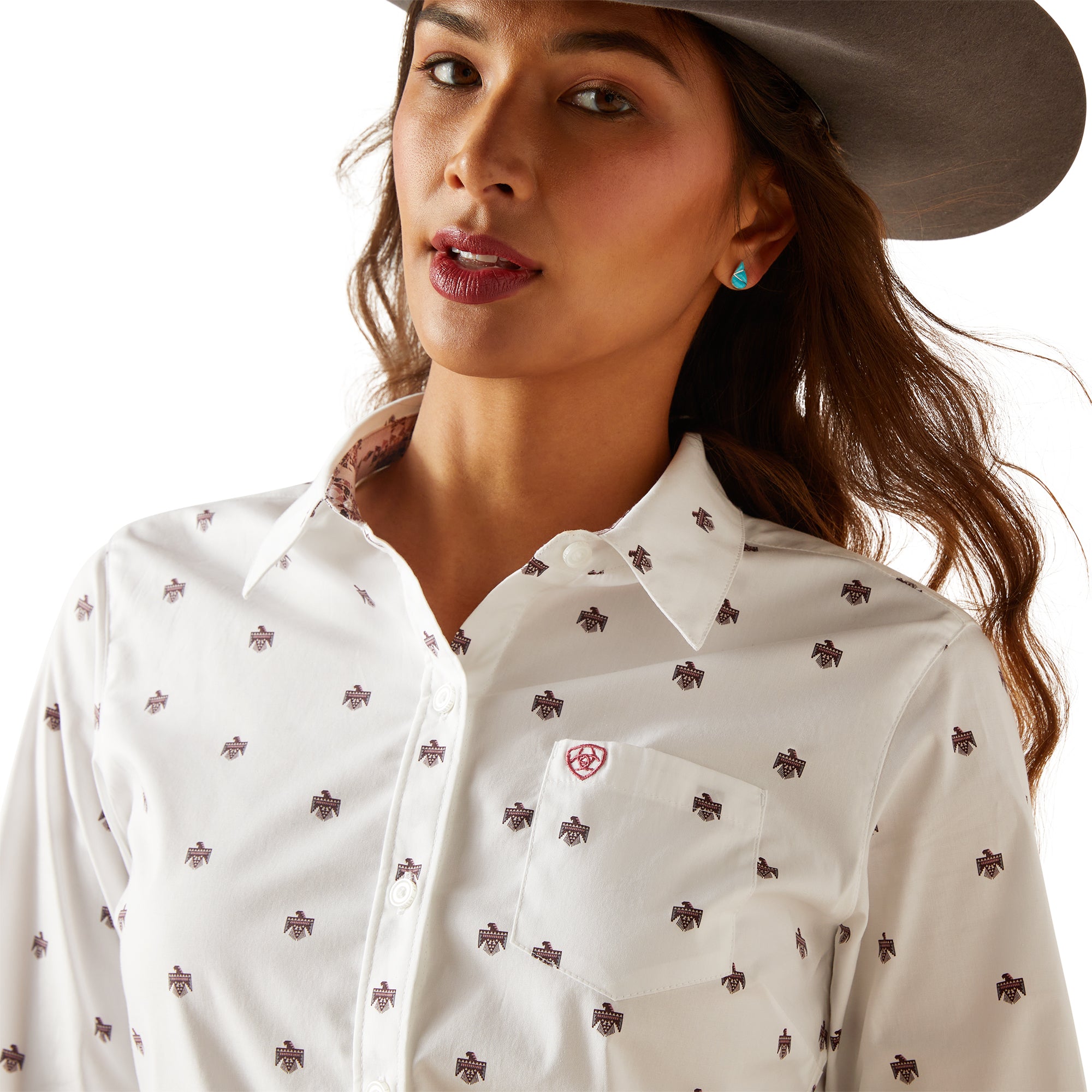 ariat womens white shirt