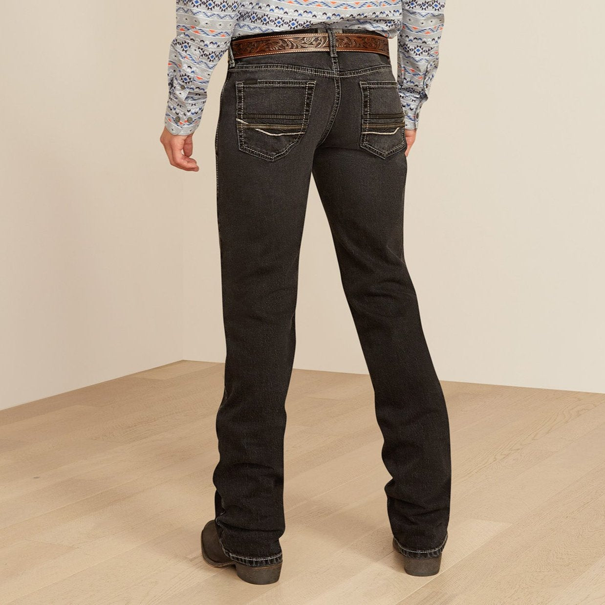 Ariat Men's M7 Onyx Straight Jeans Black – ELP Western