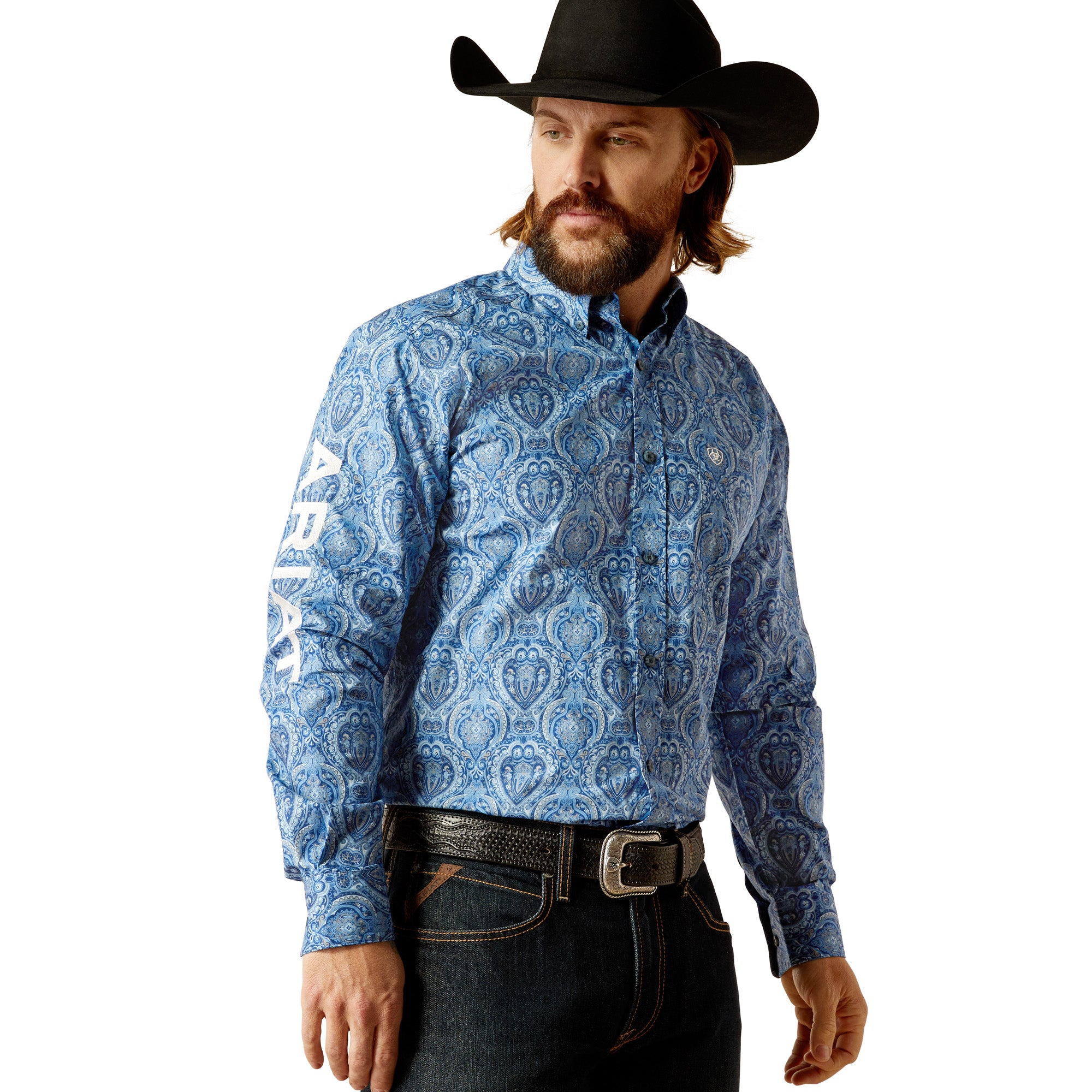 Ariat Men&#39;s Team Kellan Fitted Shirt