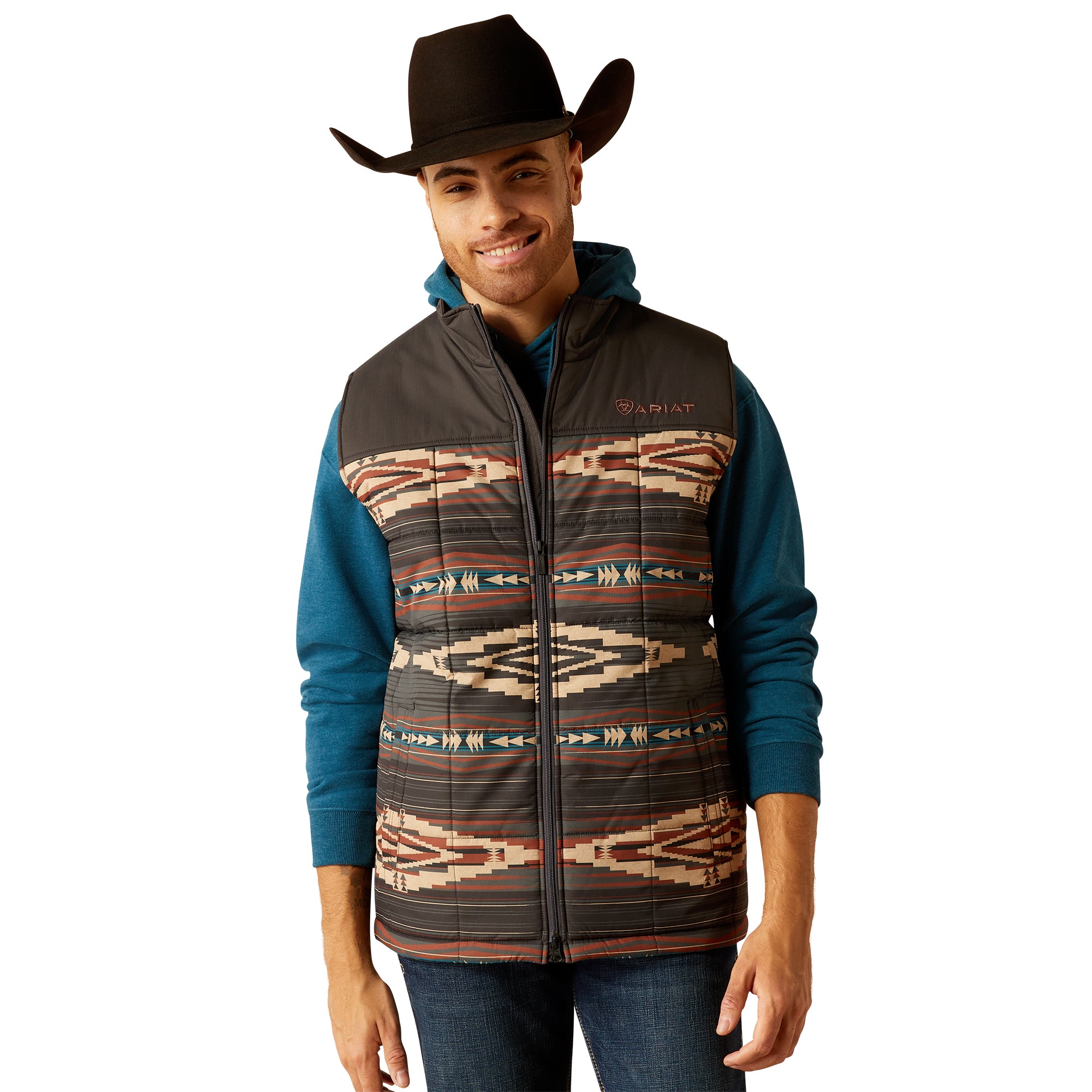 ariat crius vest mens