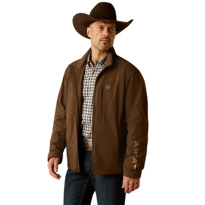 brown ariat softshell jacket