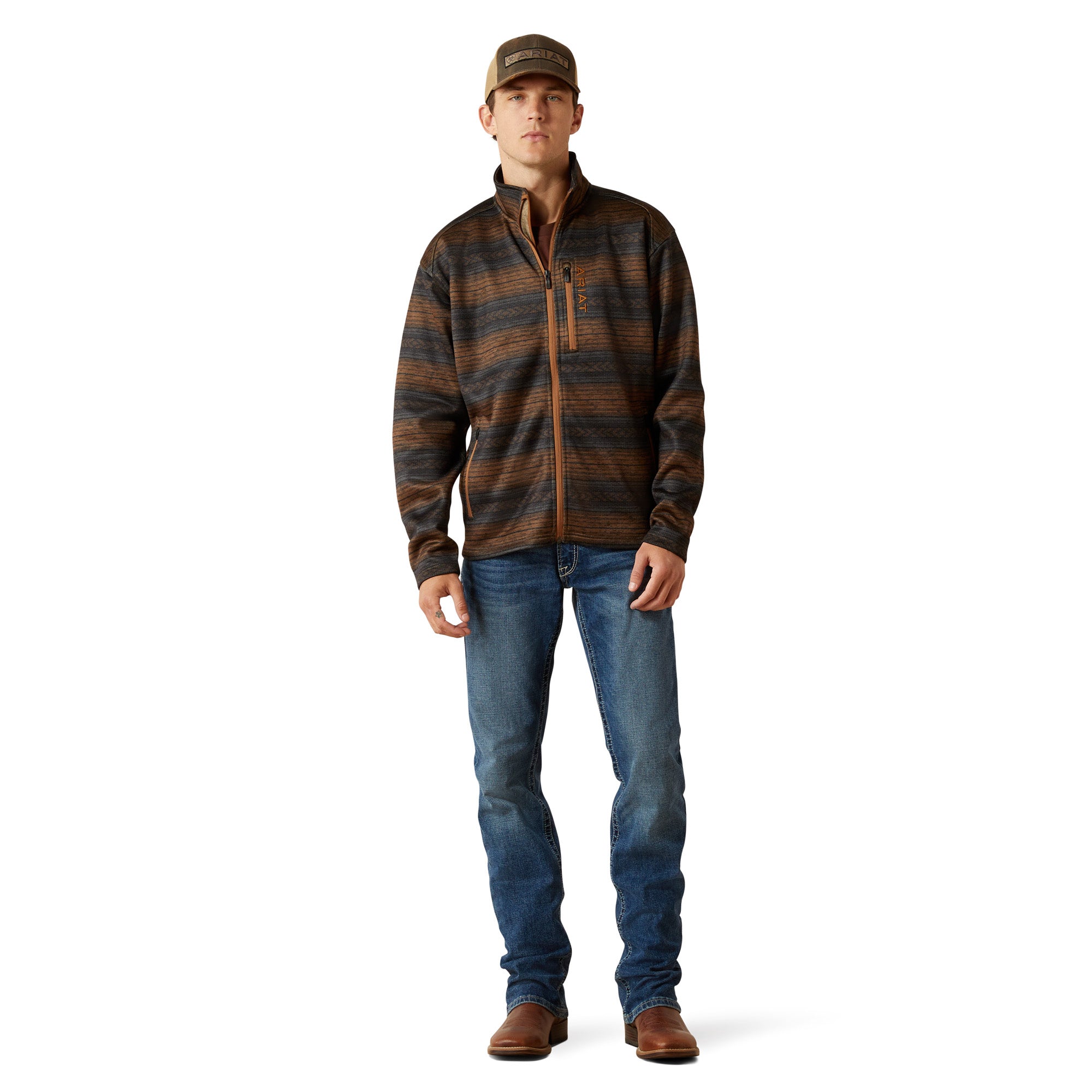 Ariat Men&#39;s Zip Up Sweater Caldwell