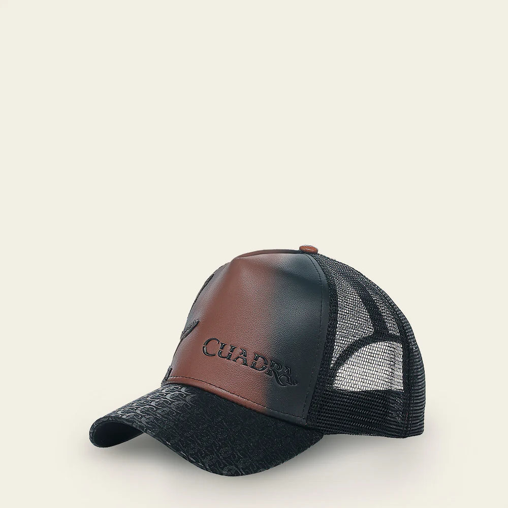 CC121 Cuadra Caiman Leather snapback