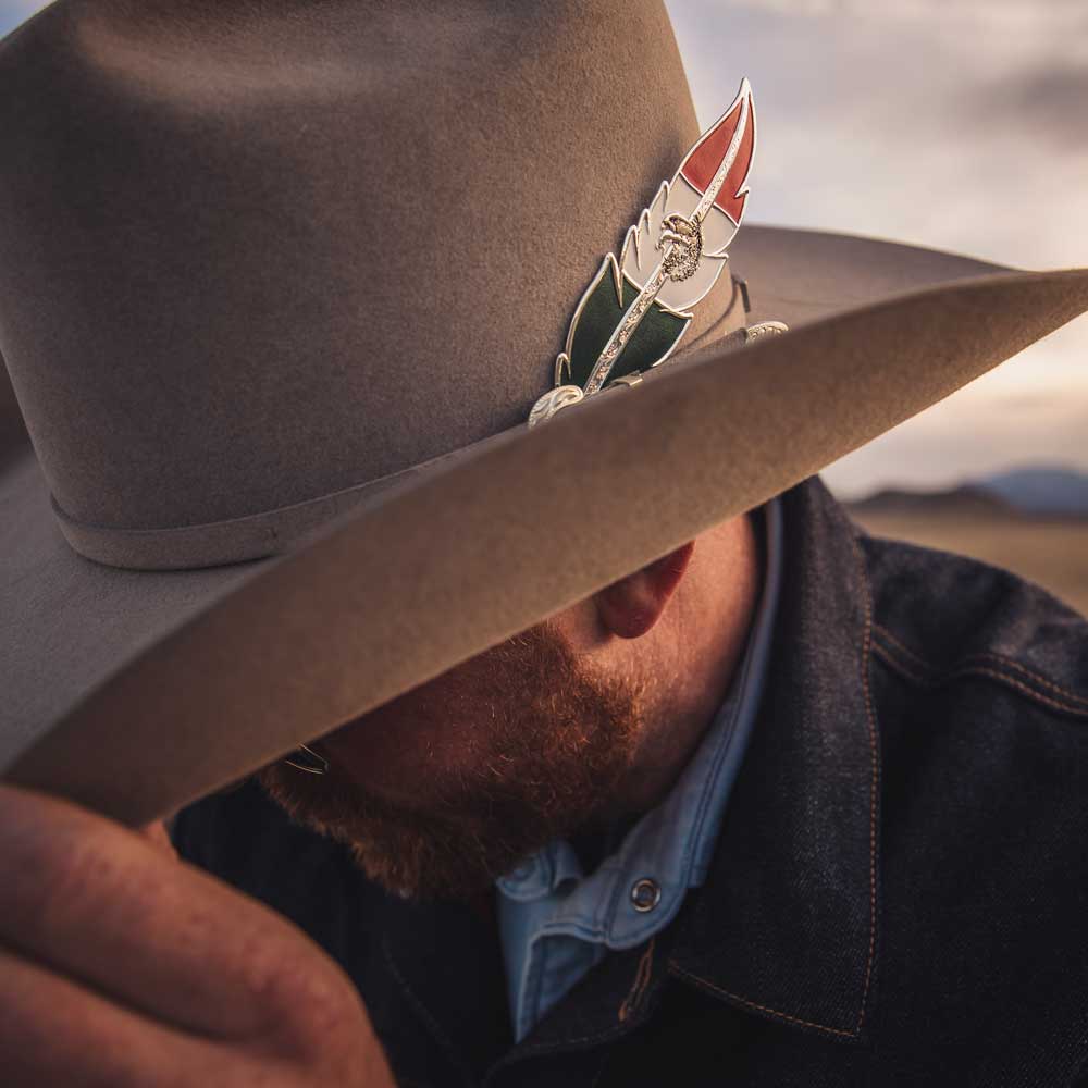 pluma para sombrero mexico