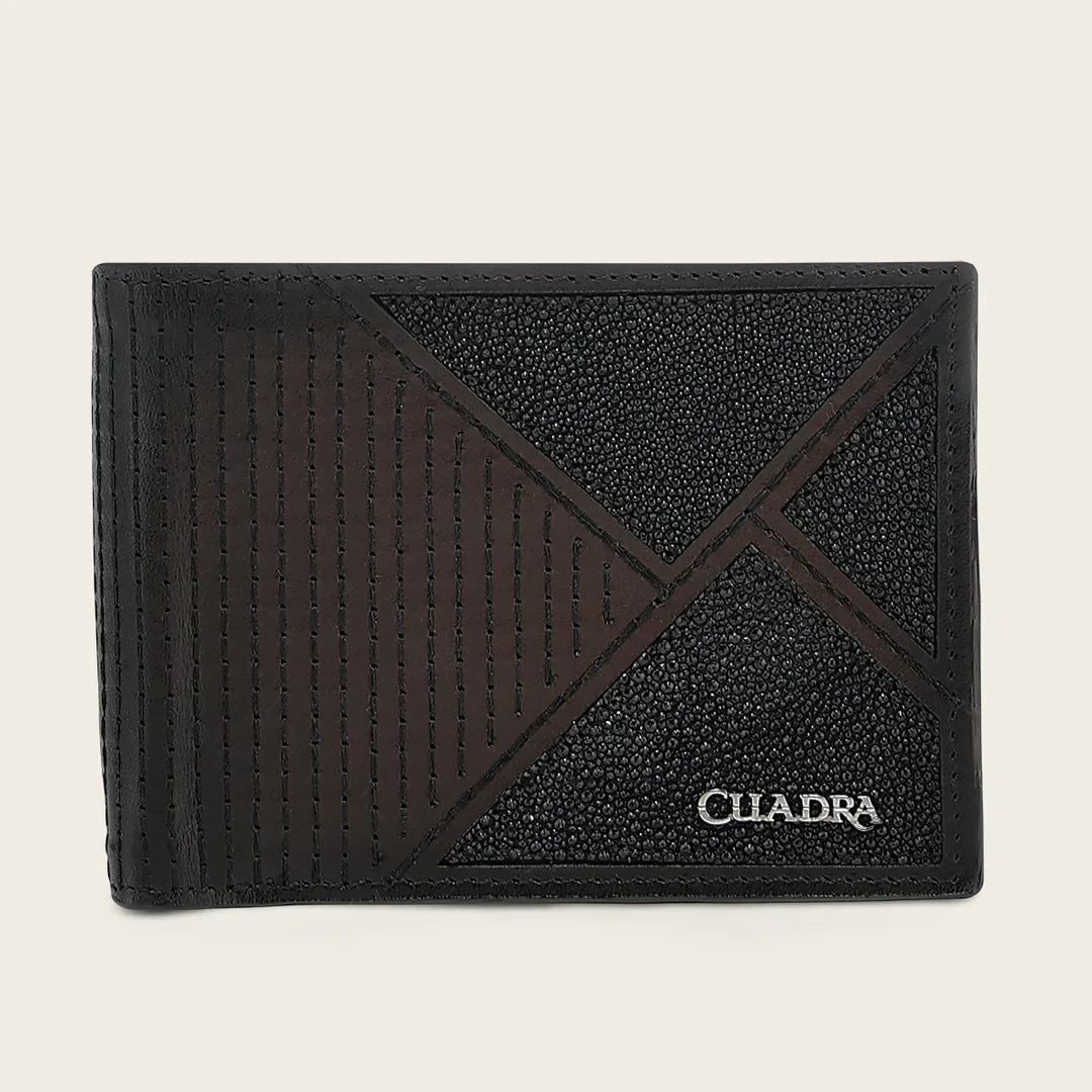 Cuadra Men's Brown Stingray Wallet DU781