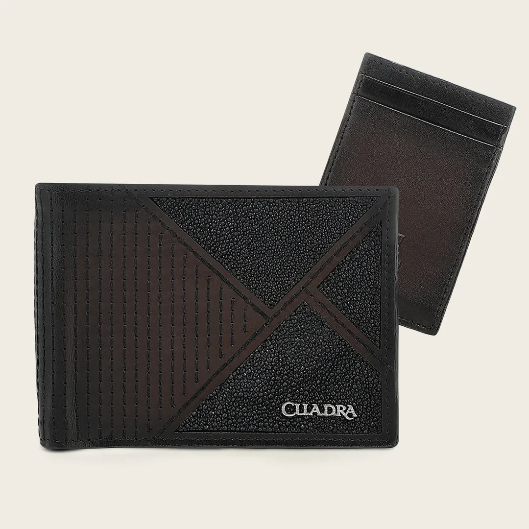 Cuadra Men's Brown Stingray Wallet DU781