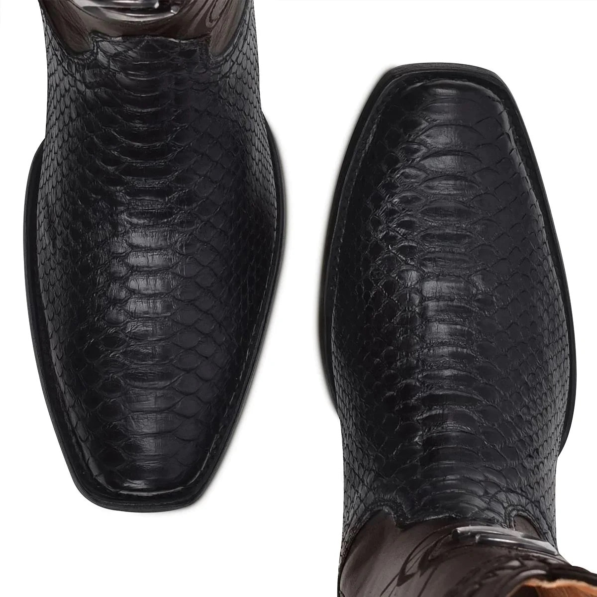 sleek cowboy boots black for men