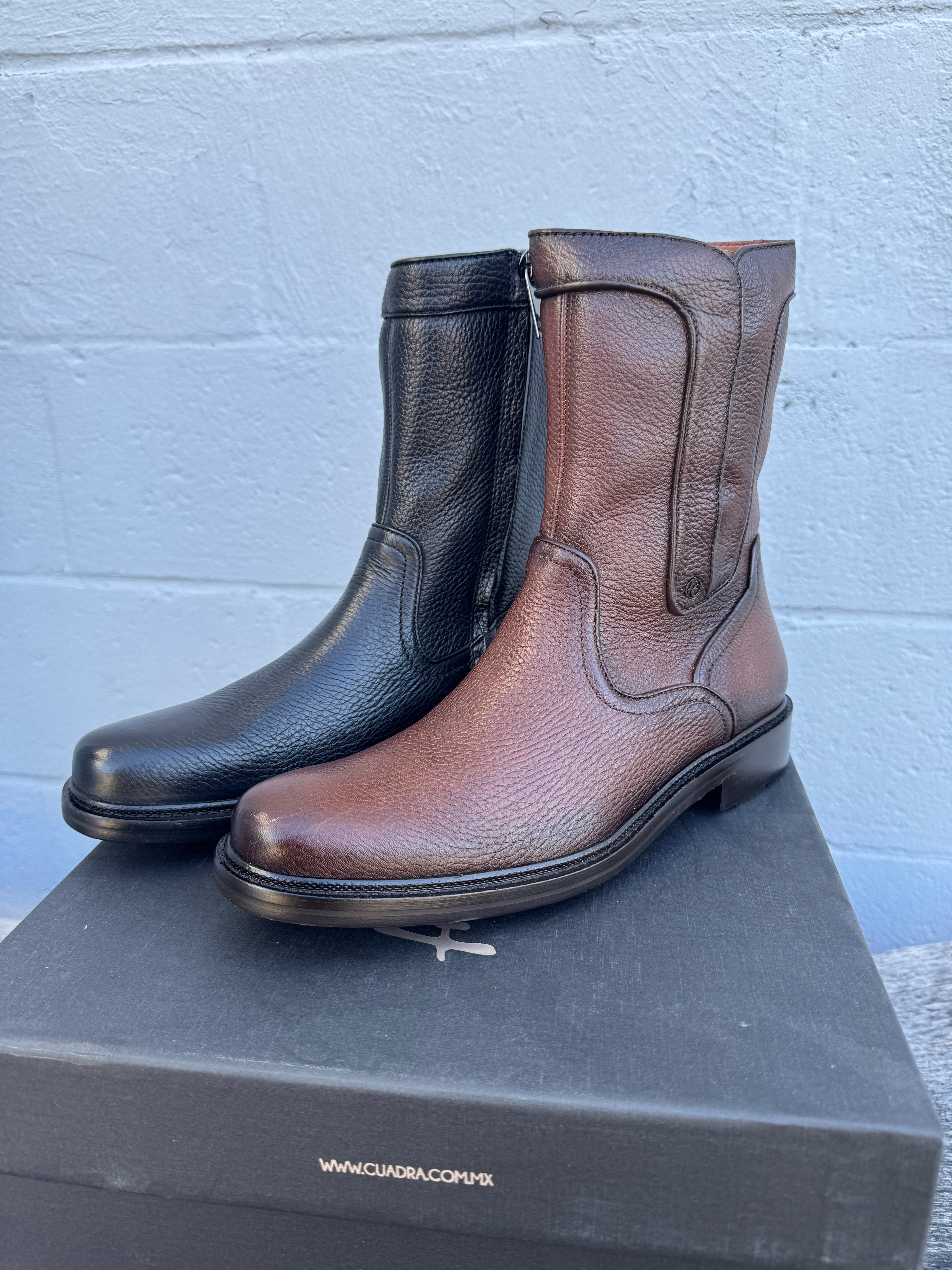 Fortuna Cuadra Men's Zipper Round Toe Deerskin FC661 – ELP Western