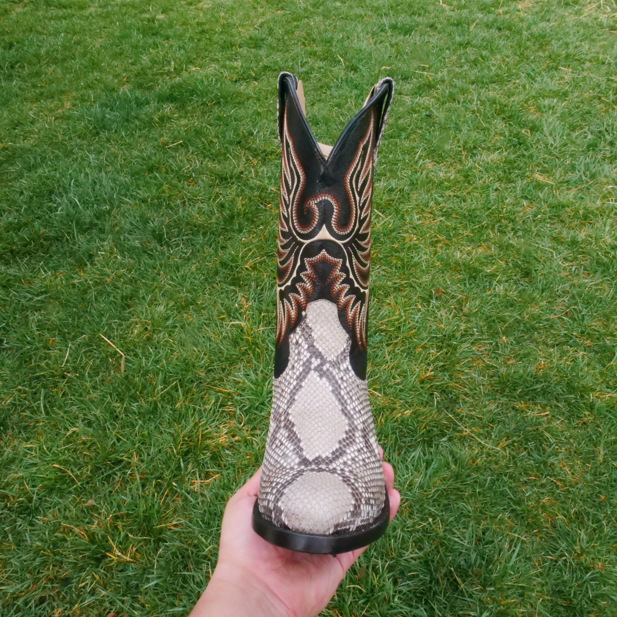 botas de piton para hombre