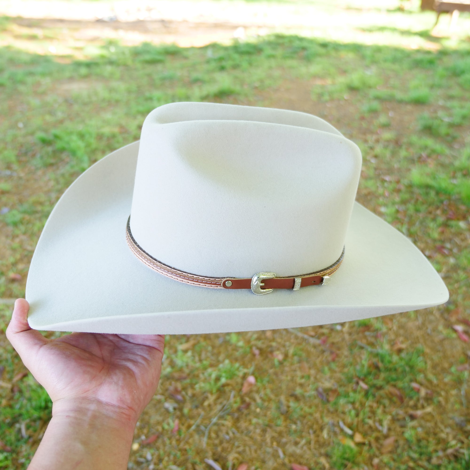 resistol ponderosa felt hat 6x buckskin