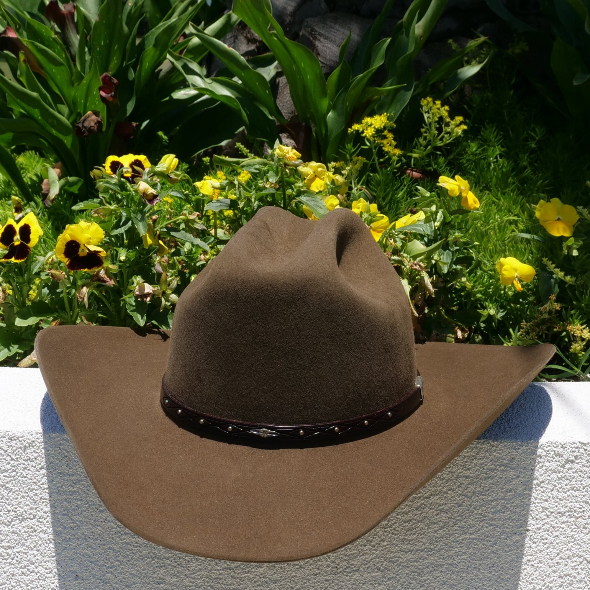 Resistol Santa Clara 6x Cowoby Hat western oak brown felt