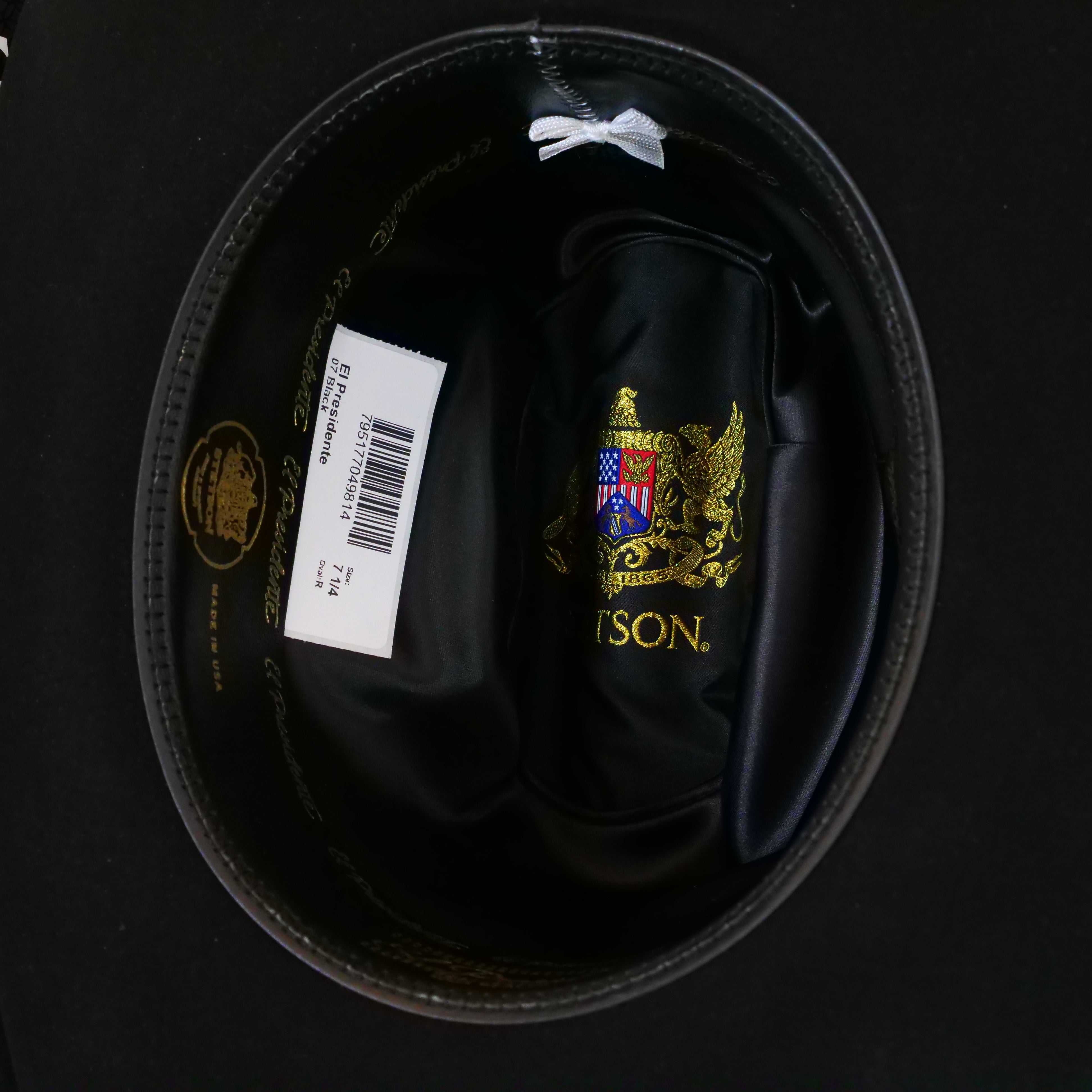 100x El Presidente Black Western Cowboy Hat 5
