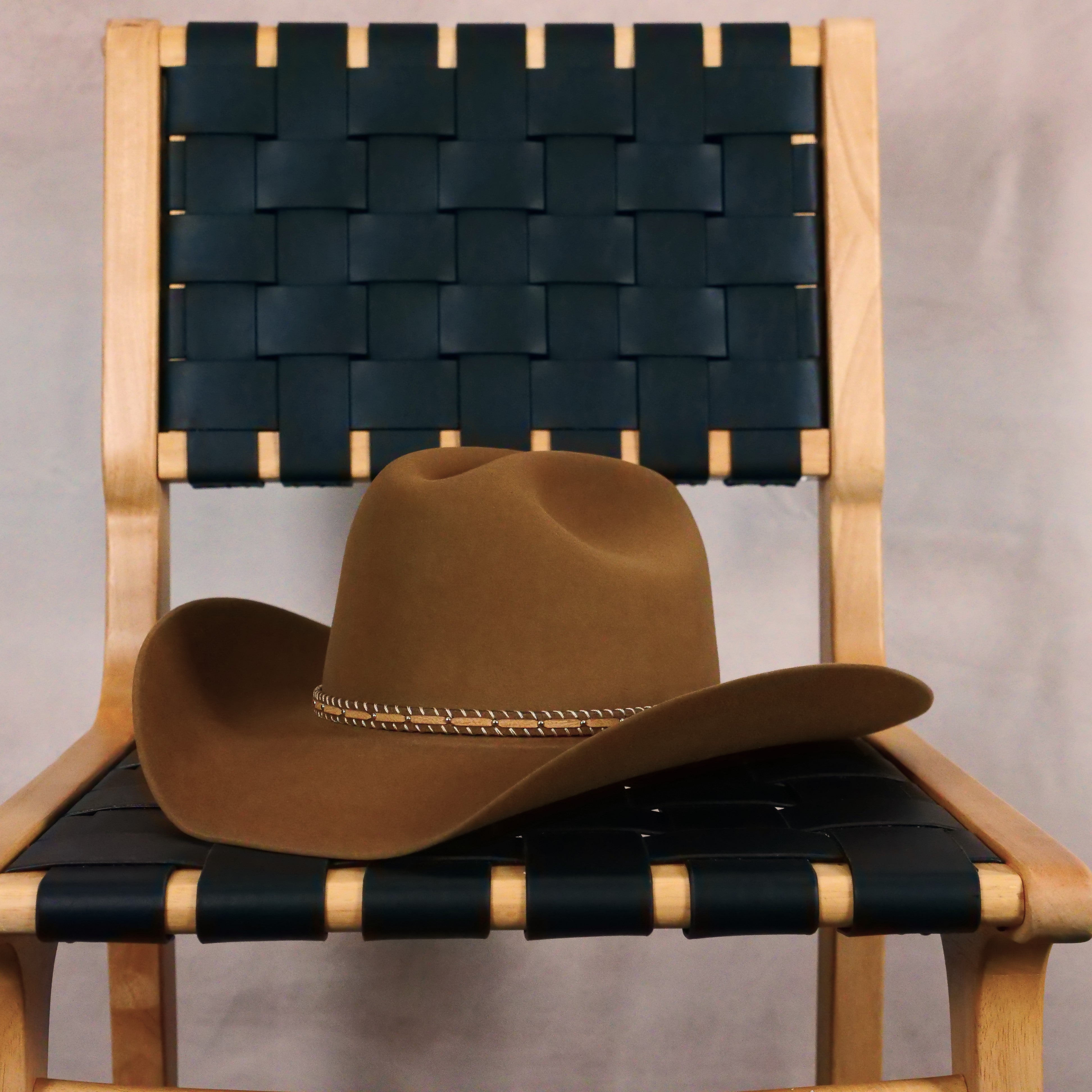 もっちResistol ビンテージハット キャメルブラウン Resistol